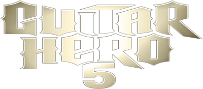 Guitar Hero 5 logo for Playstation 2